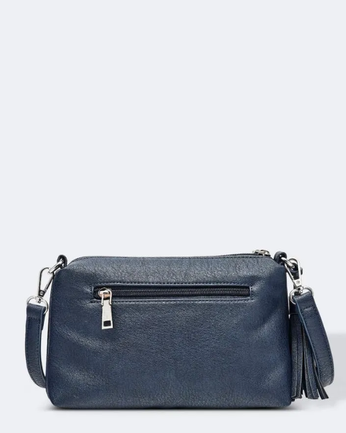 LOUENHIDE Baby Daisy Crossbody Bag - Navy