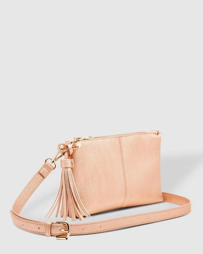 LOUENHIDE Baby Daisy Crossbody Bag - Pink Champagne