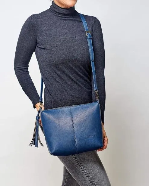 LOUENHIDE Daisy Crossbody Bag - Steel Blue