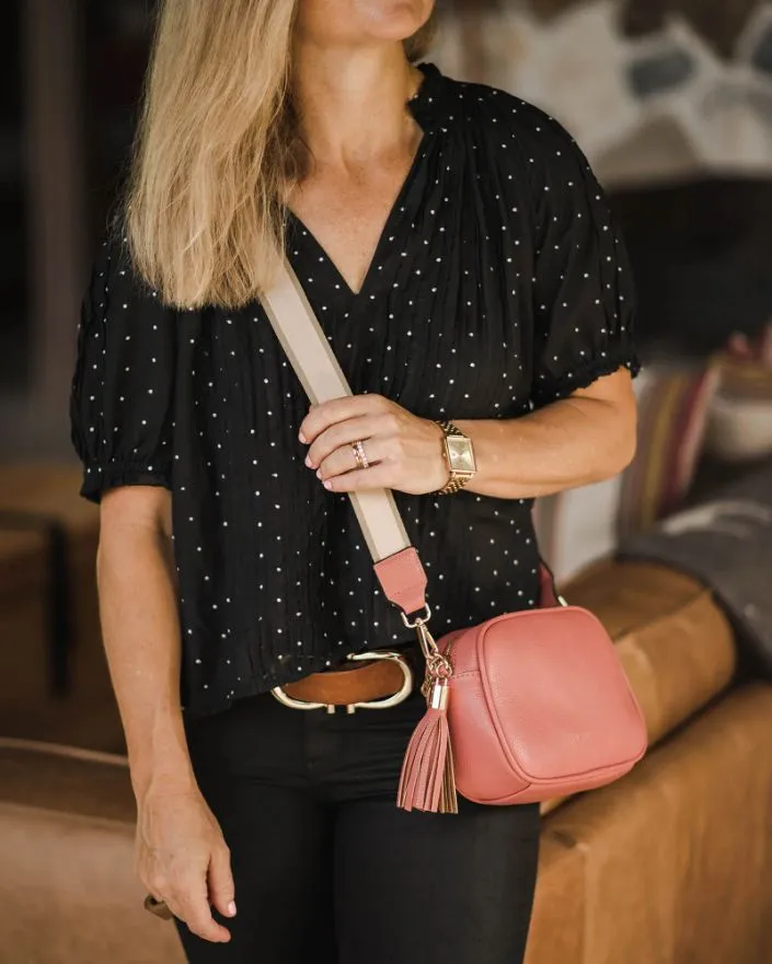 LOUENHIDE Jacinta Crossbody Bag - Dusty Rose