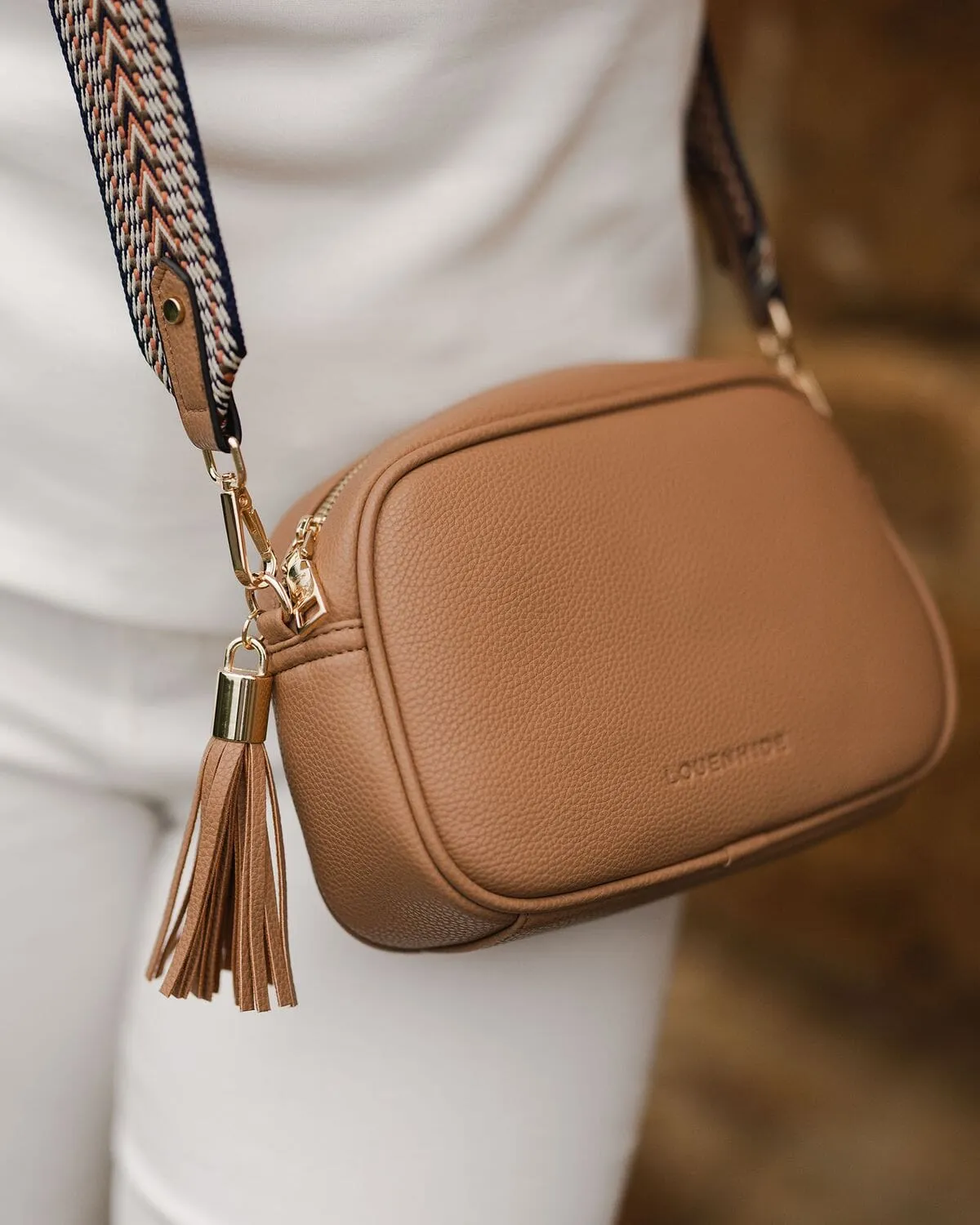 LOUENHIDE Jacinta Crossbody Bag - Latte