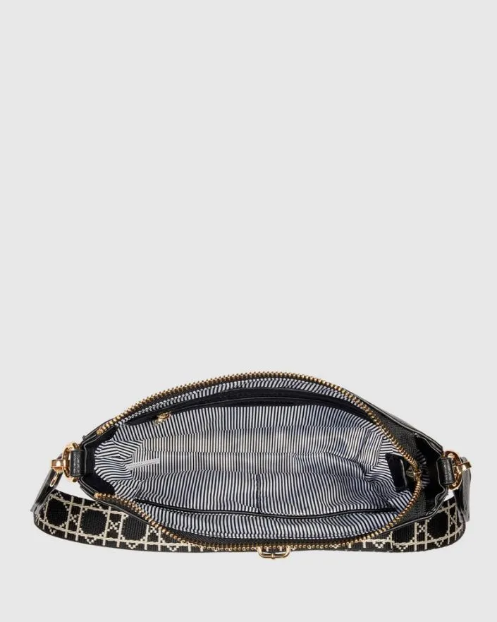 LOUENHIDE Lizzie Crossbody Bag - Black