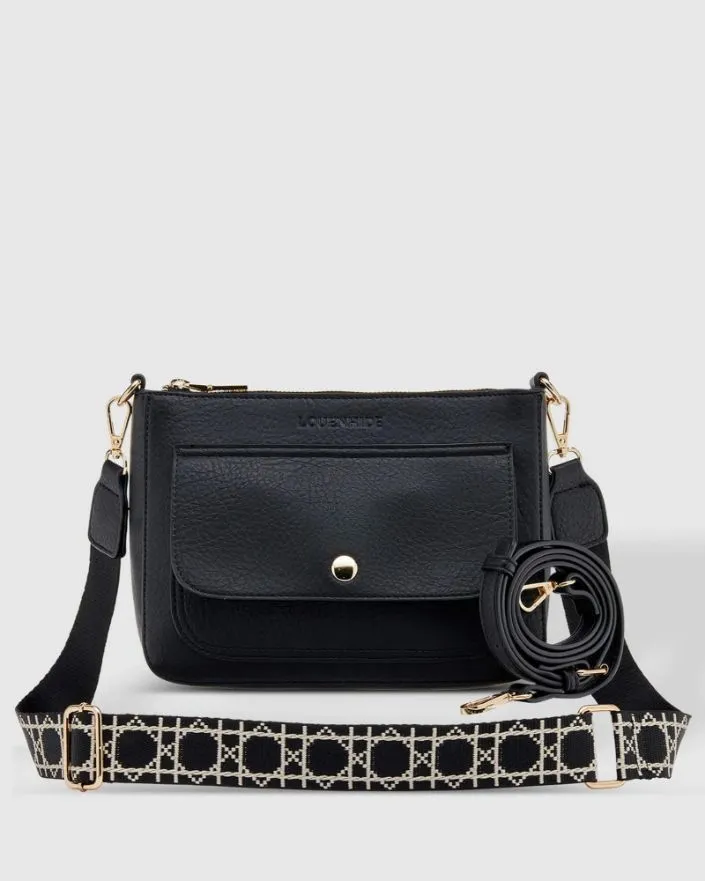 LOUENHIDE Lizzie Crossbody Bag - Black