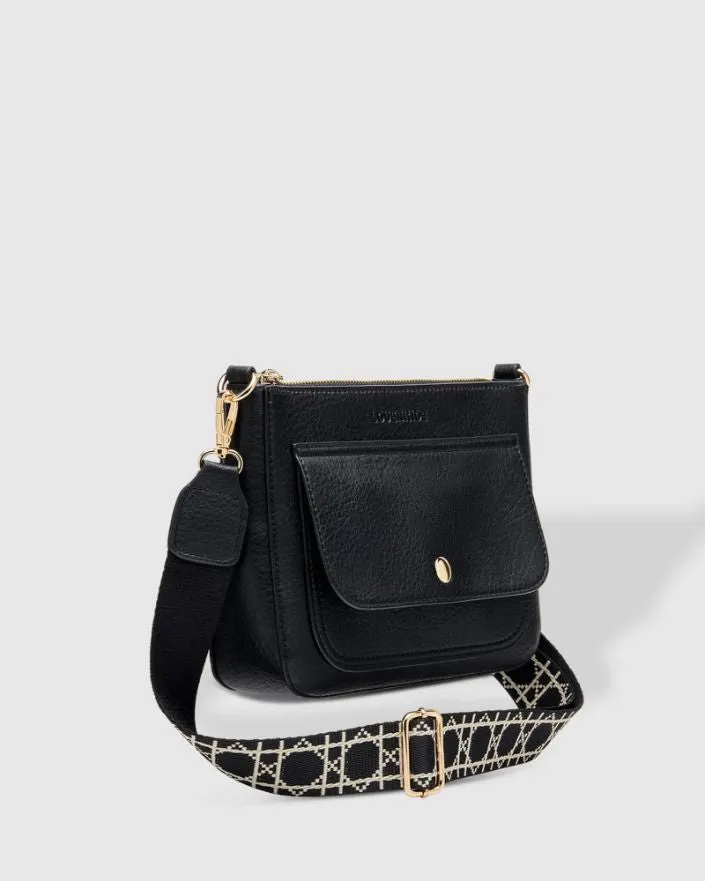 LOUENHIDE Lizzie Crossbody Bag - Black
