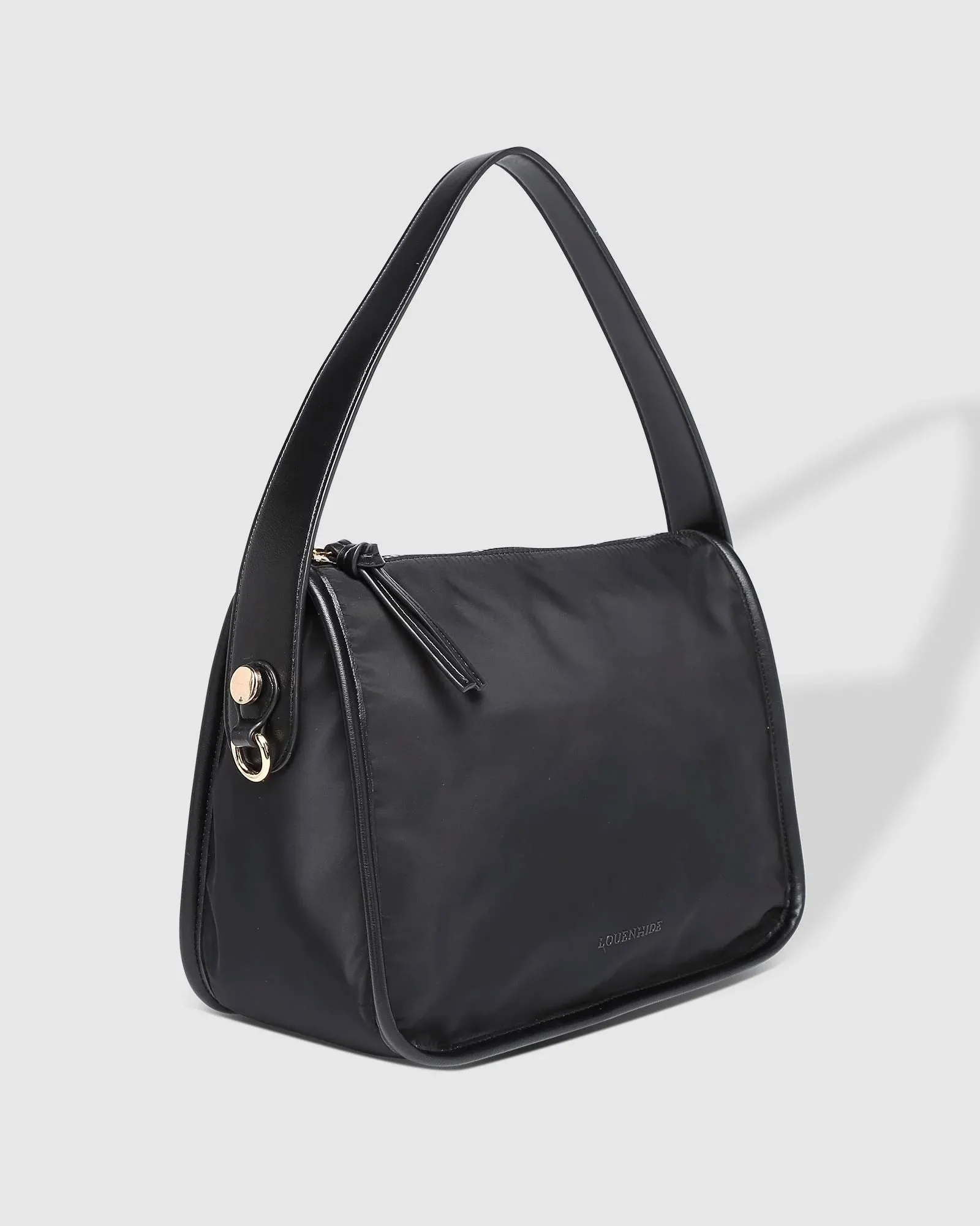 LOUENHIDE Milan Nylon Crossbody Bag - Black