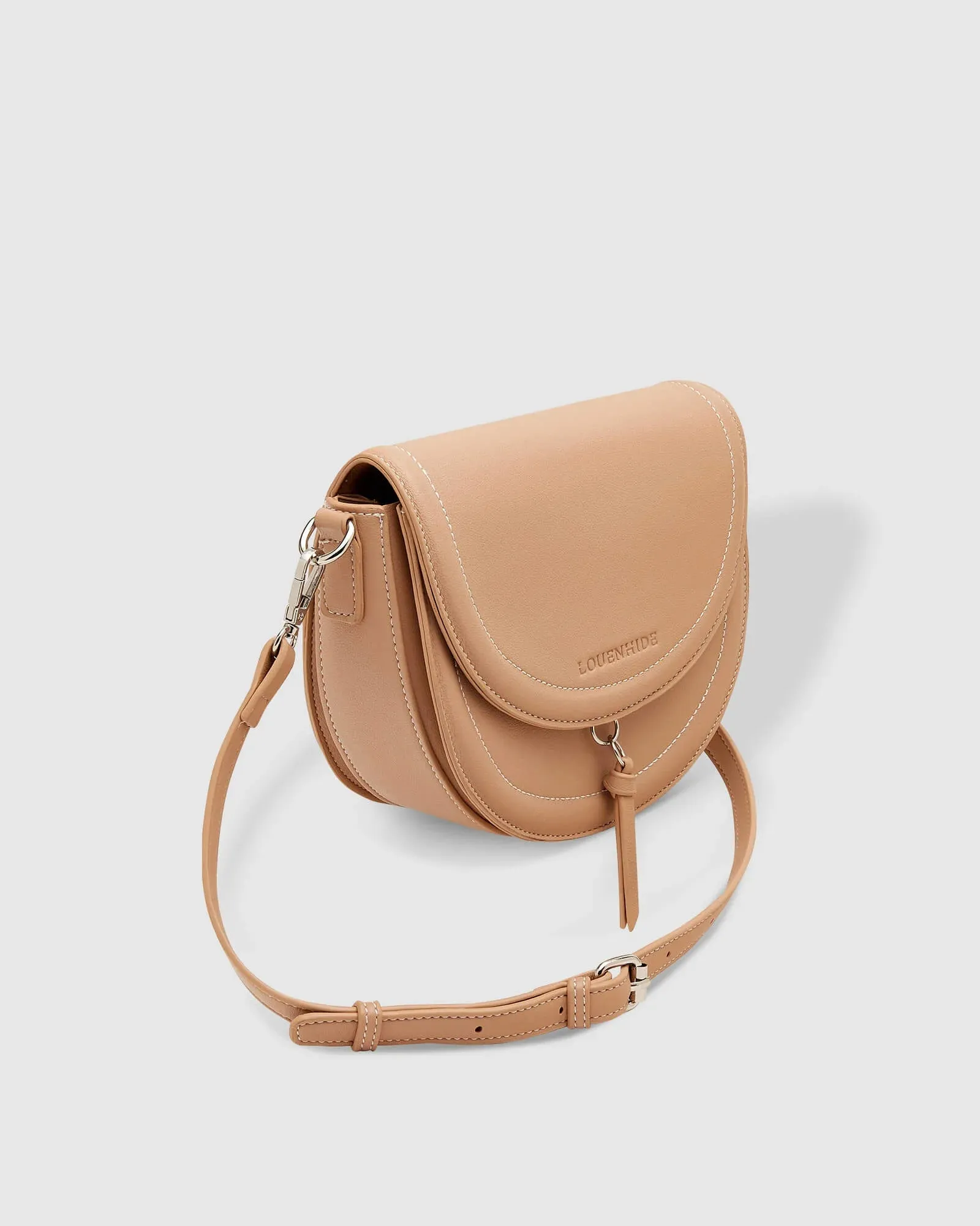 LOUENHIDE Tully Crossbody Bag -  Nude