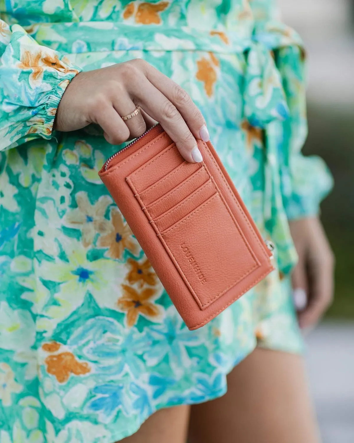 LOUENHIDE Tyra Cardholder - Tangerine