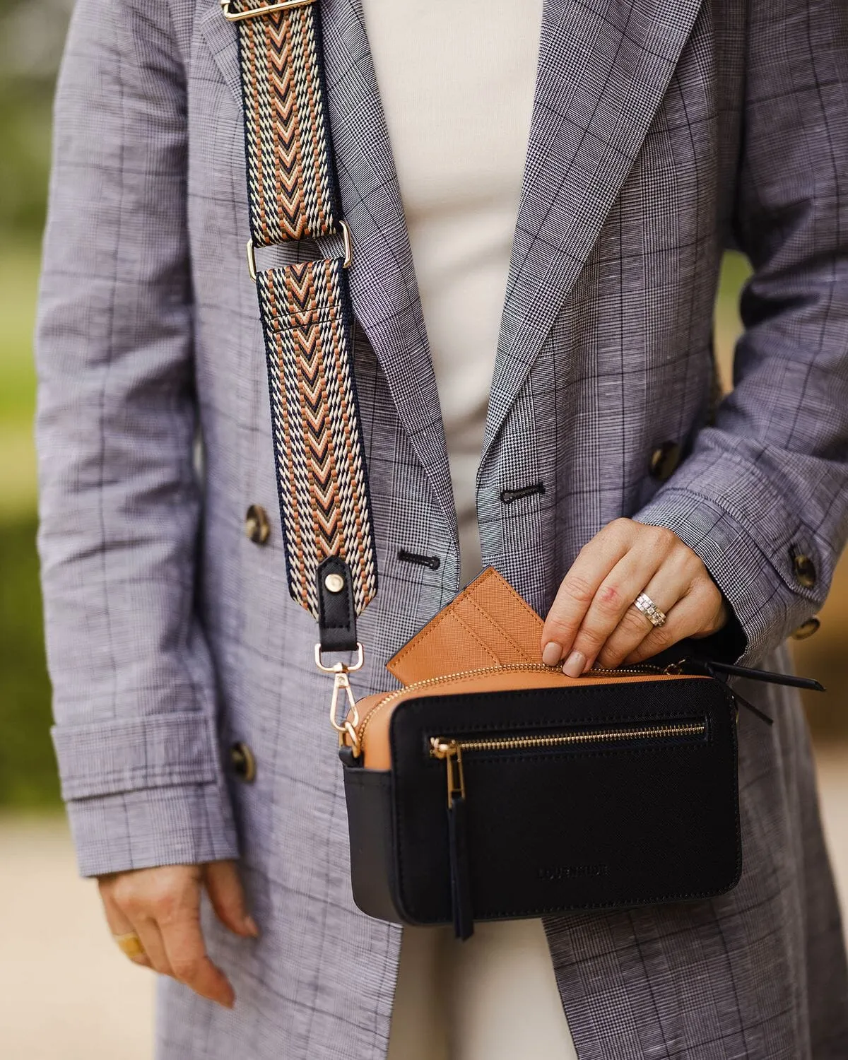 LOUENHIDE Xanthe Crossbody Bag - Navy