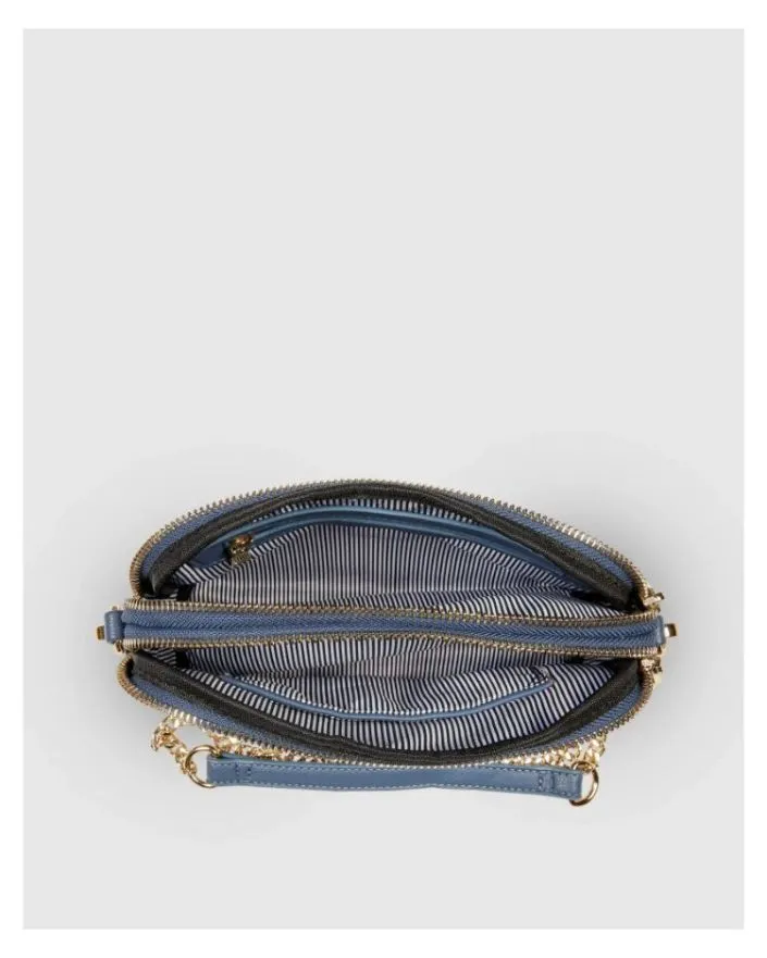 LOUENHIDE Zara Crossbody Bag - Steel Blue