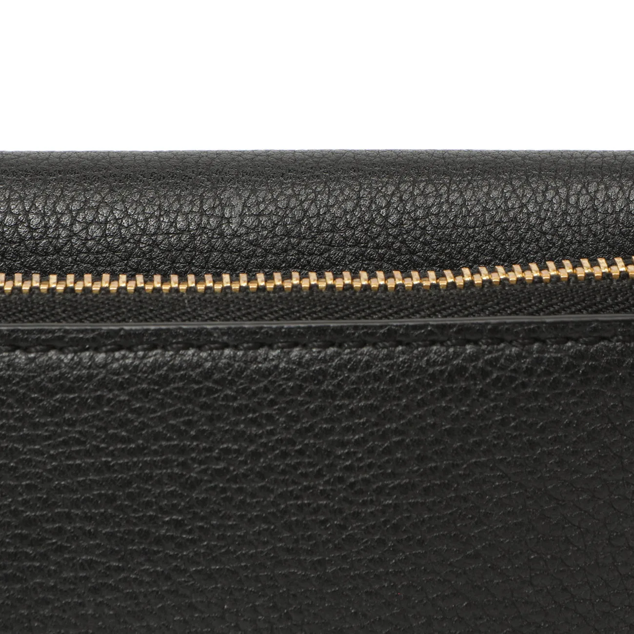 Louis Vuitton Black Grained Calfskin Lockme Chain Phone Pouch