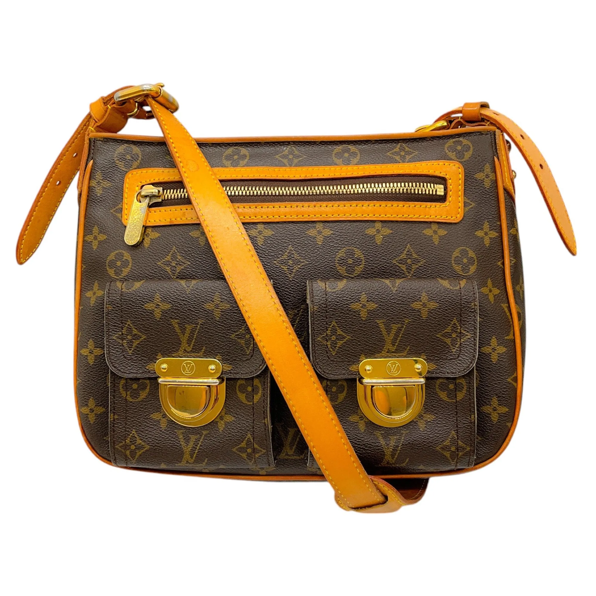 Louis Vuitton Brown Monogram Canvas Hudson GM Handbag