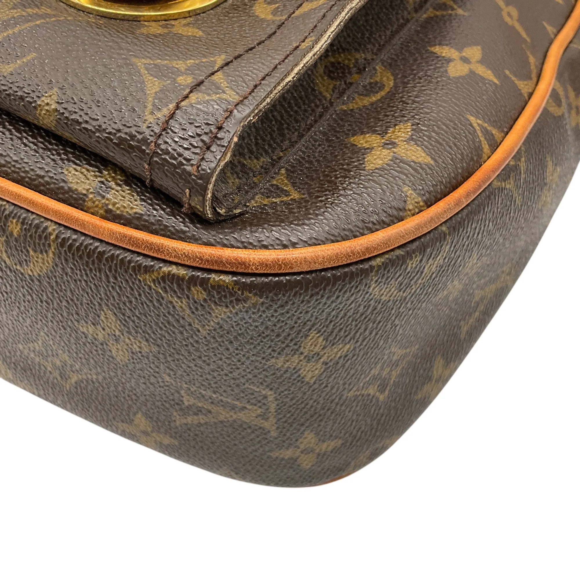 Louis Vuitton Brown Monogram Canvas Hudson GM Handbag