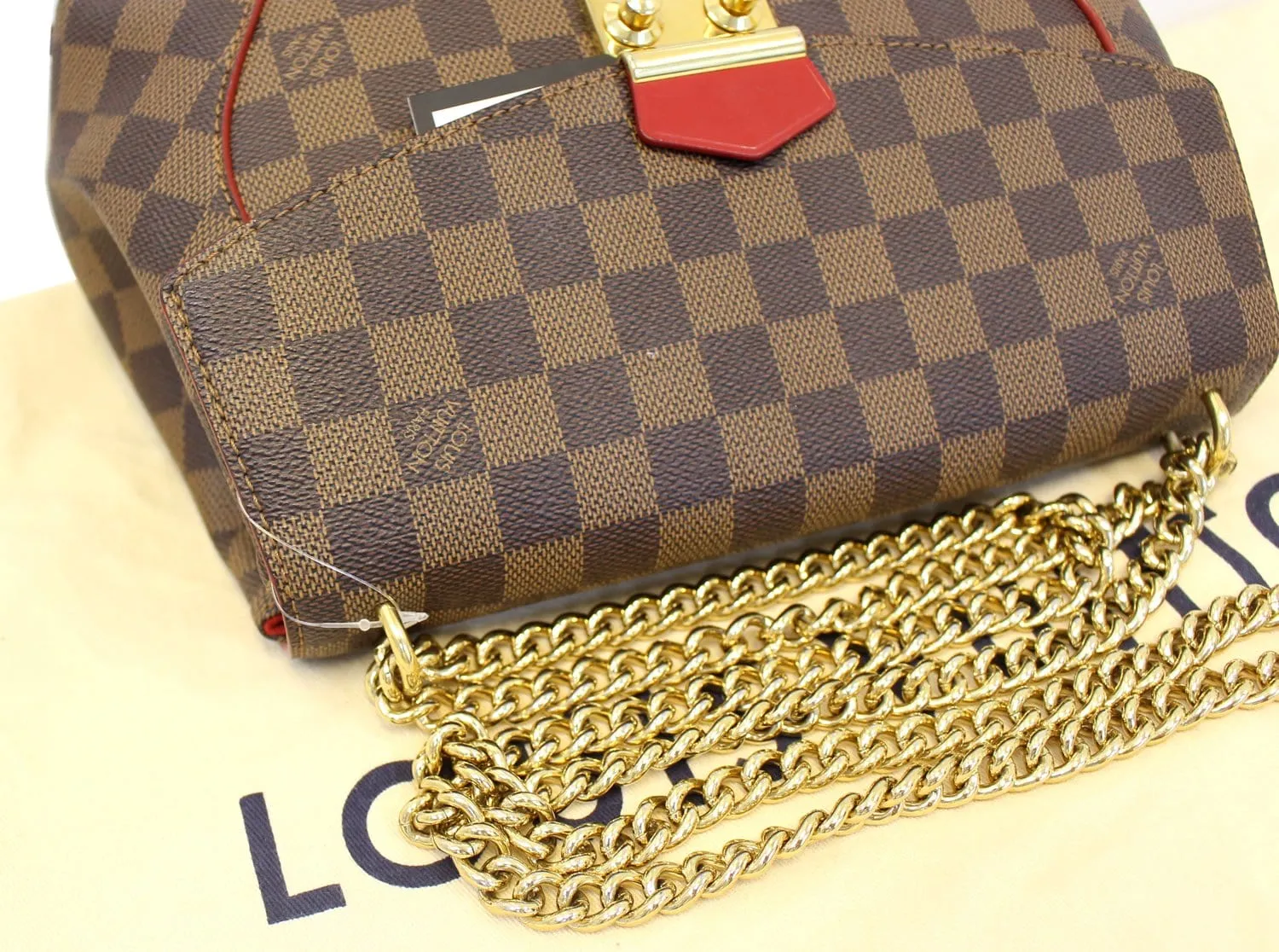 LOUIS VUITTON Caïssa Clutch Damier Ebene Shoulder Bag