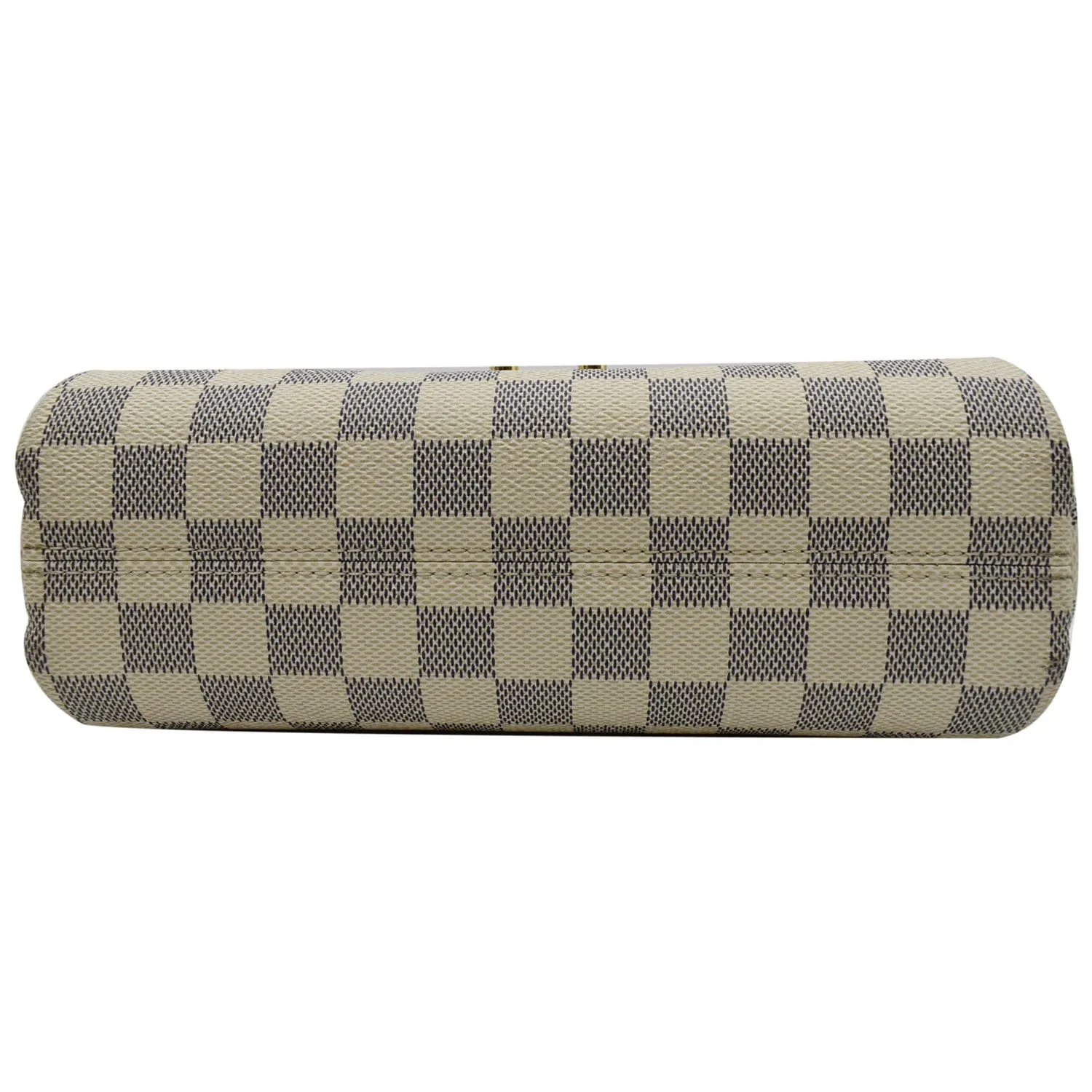 LOUIS VUITTON Croisette Damier Azur Shoulder Crossbody Bag White