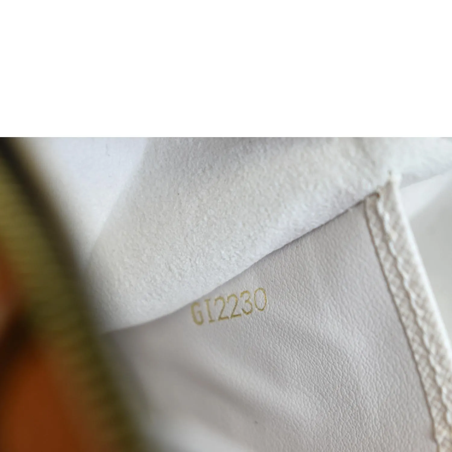 LOUIS VUITTON Double Zip Pochette Crafty Monogram Giant Crossbody Bag Creme Caramel