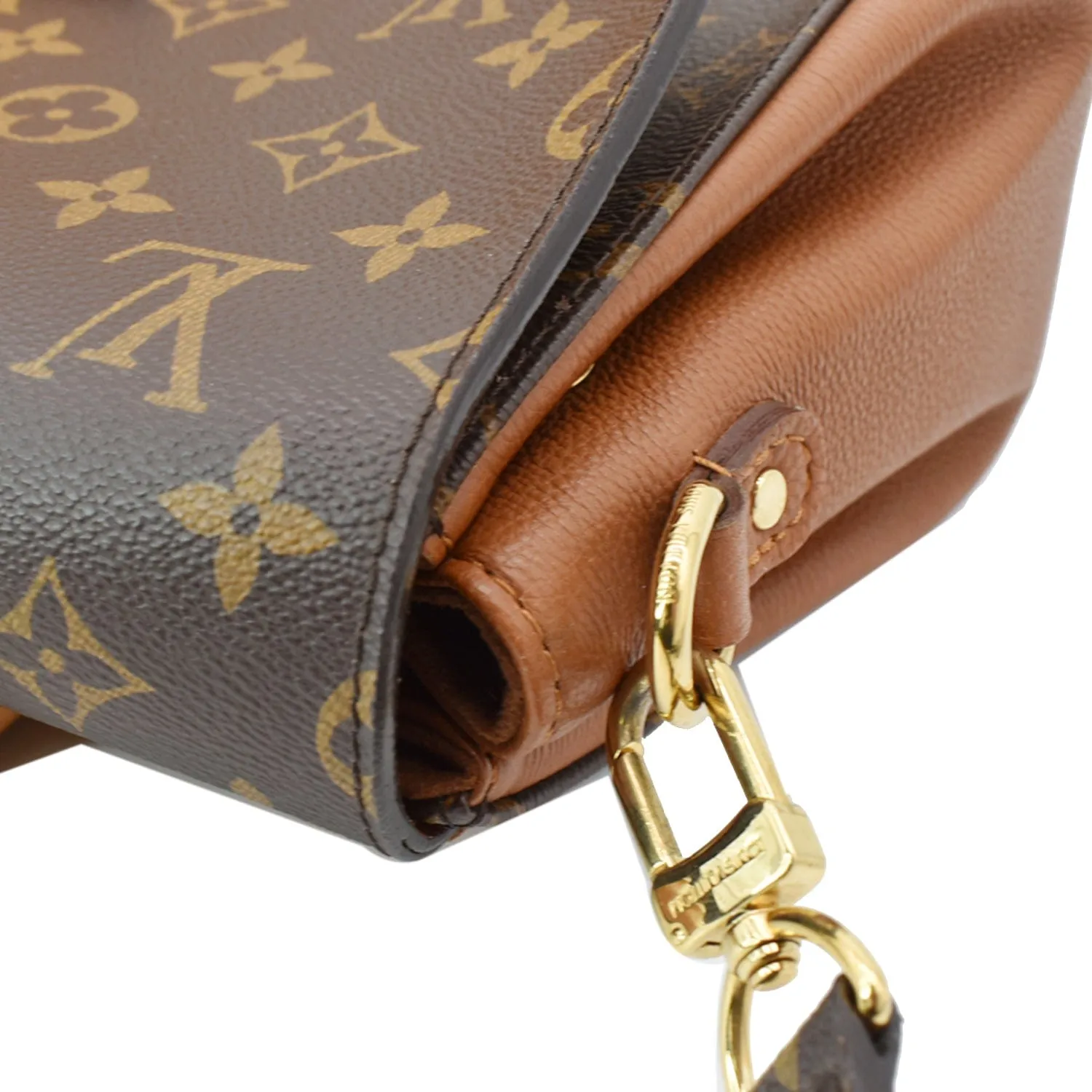 LOUIS VUITTON Eden MM Monogram Canvas Shoulder Bag Brown