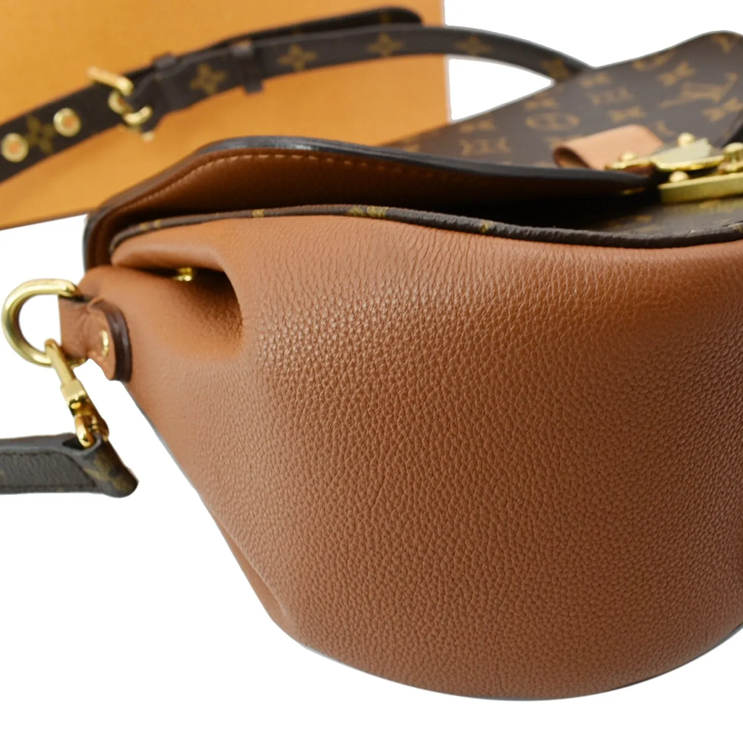 LOUIS VUITTON Eden MM Monogram Canvas Shoulder Bag Brown