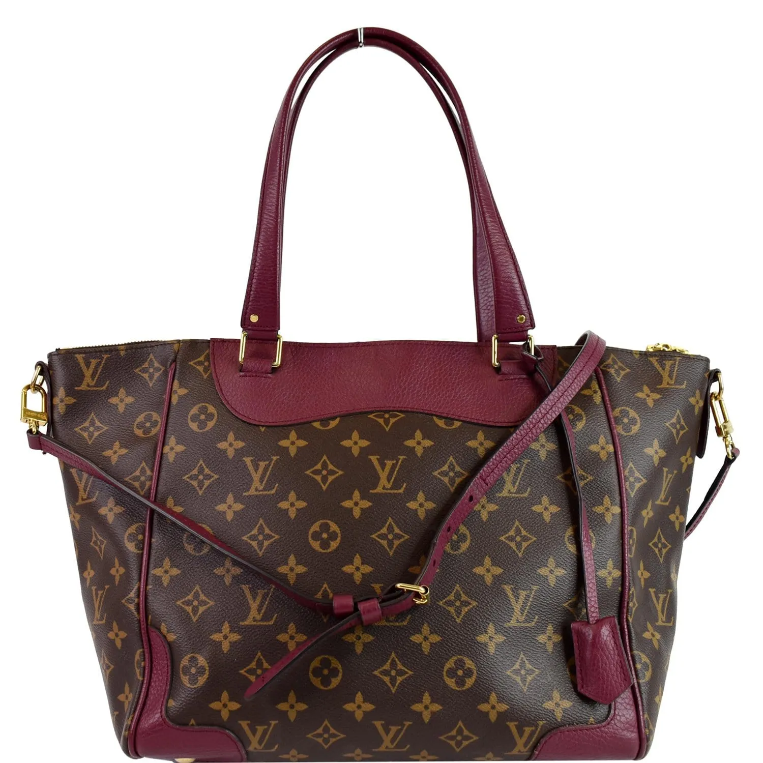 LOUIS VUITTON Estrela NM Monogram Canvas Shoulder Bag Raisin