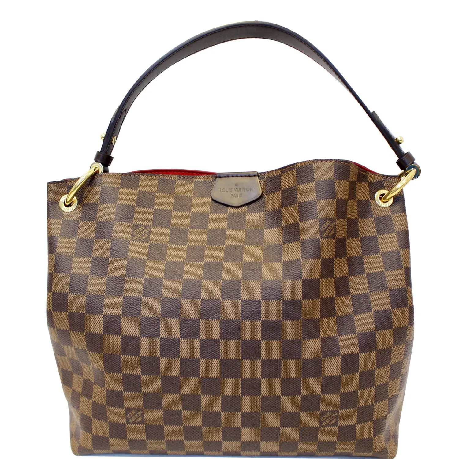 LOUIS VUITTON Graceful PM Dmaier Ebene Shoulder Bag Brown