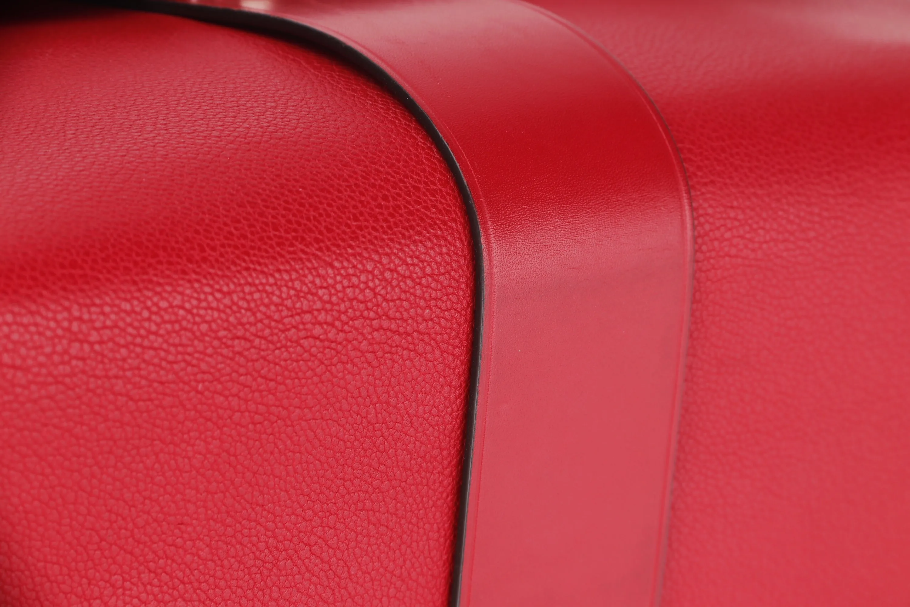 LOUIS VUITTON M51924 VERY ONE HANDLE BAG (AH1158) RED LEATHER SILVER HARDWARE, WITH STRAP & DUST COVER
