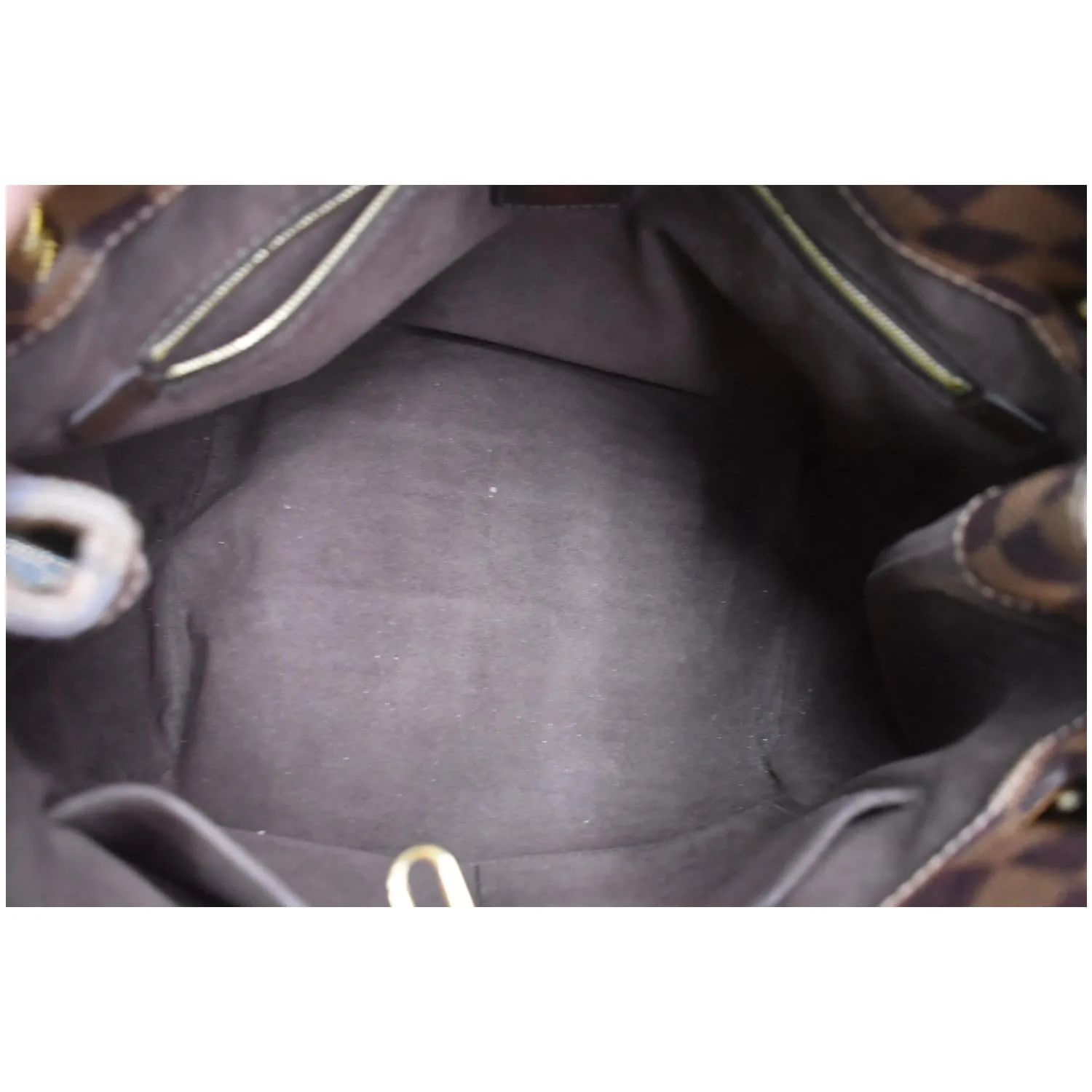 LOUIS VUITTON Marylebone PM Damier Ebene Shoulder Bag Brown