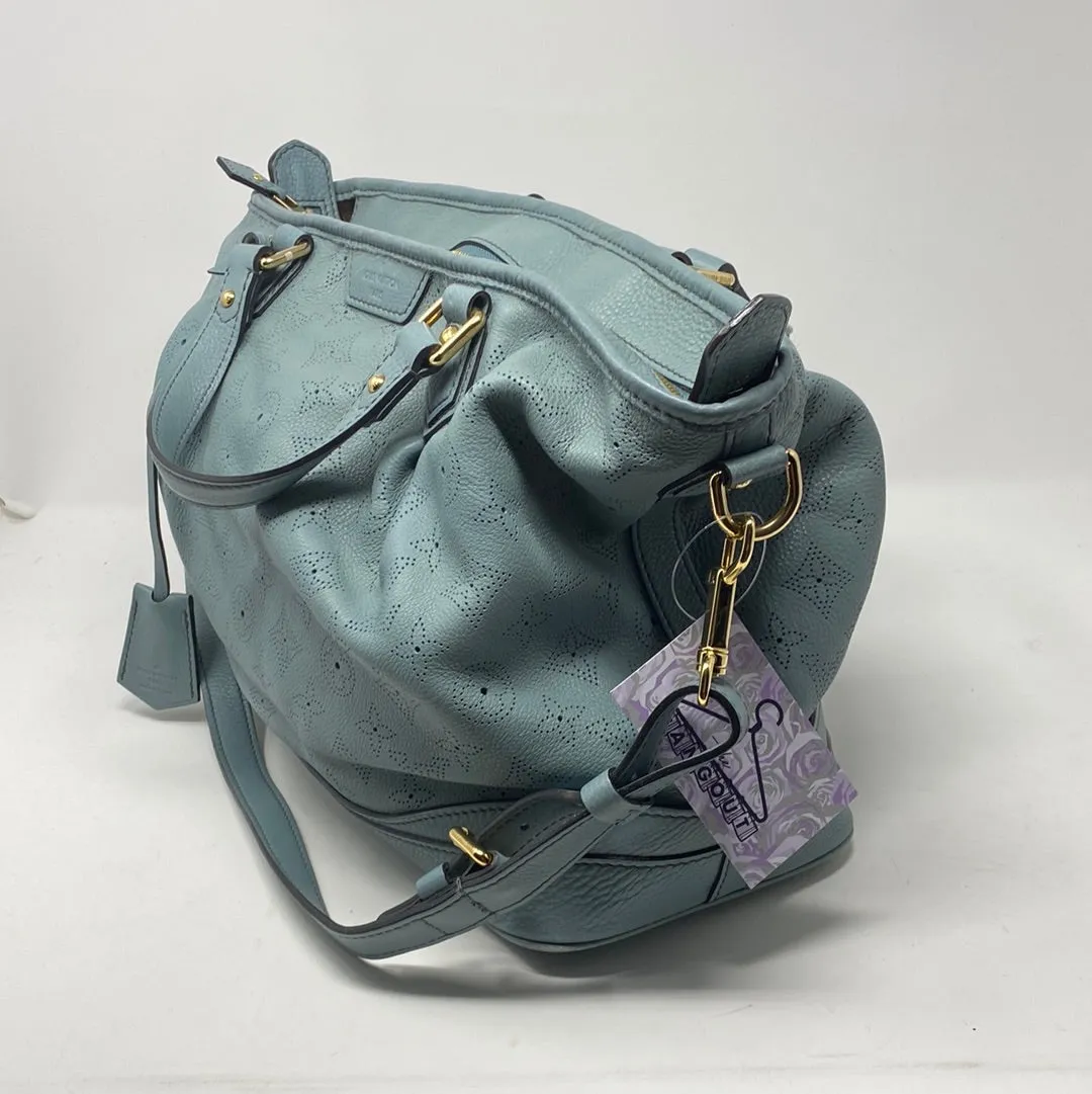 Louis Vuitton Medium Blue Mahina Stellar Bag PM