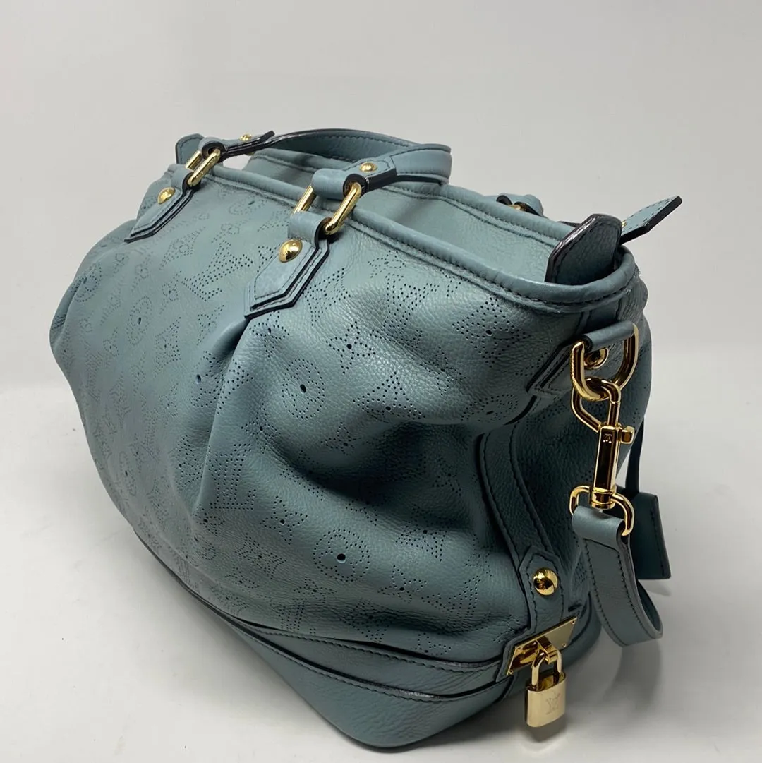 Louis Vuitton Medium Blue Mahina Stellar Bag PM