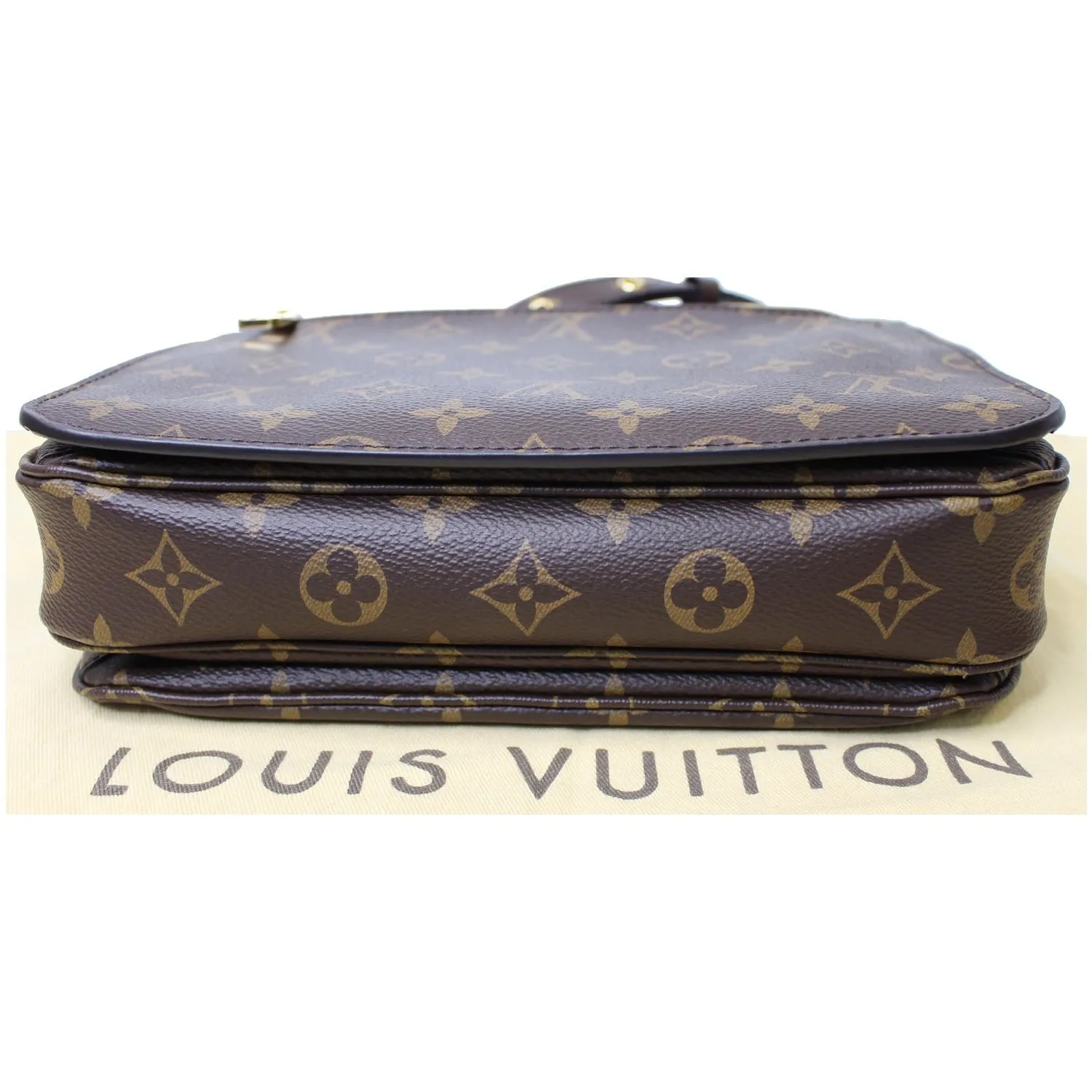 LOUIS VUITTON Metis Pochette Monogram Canvas Crossbody Bag Brown