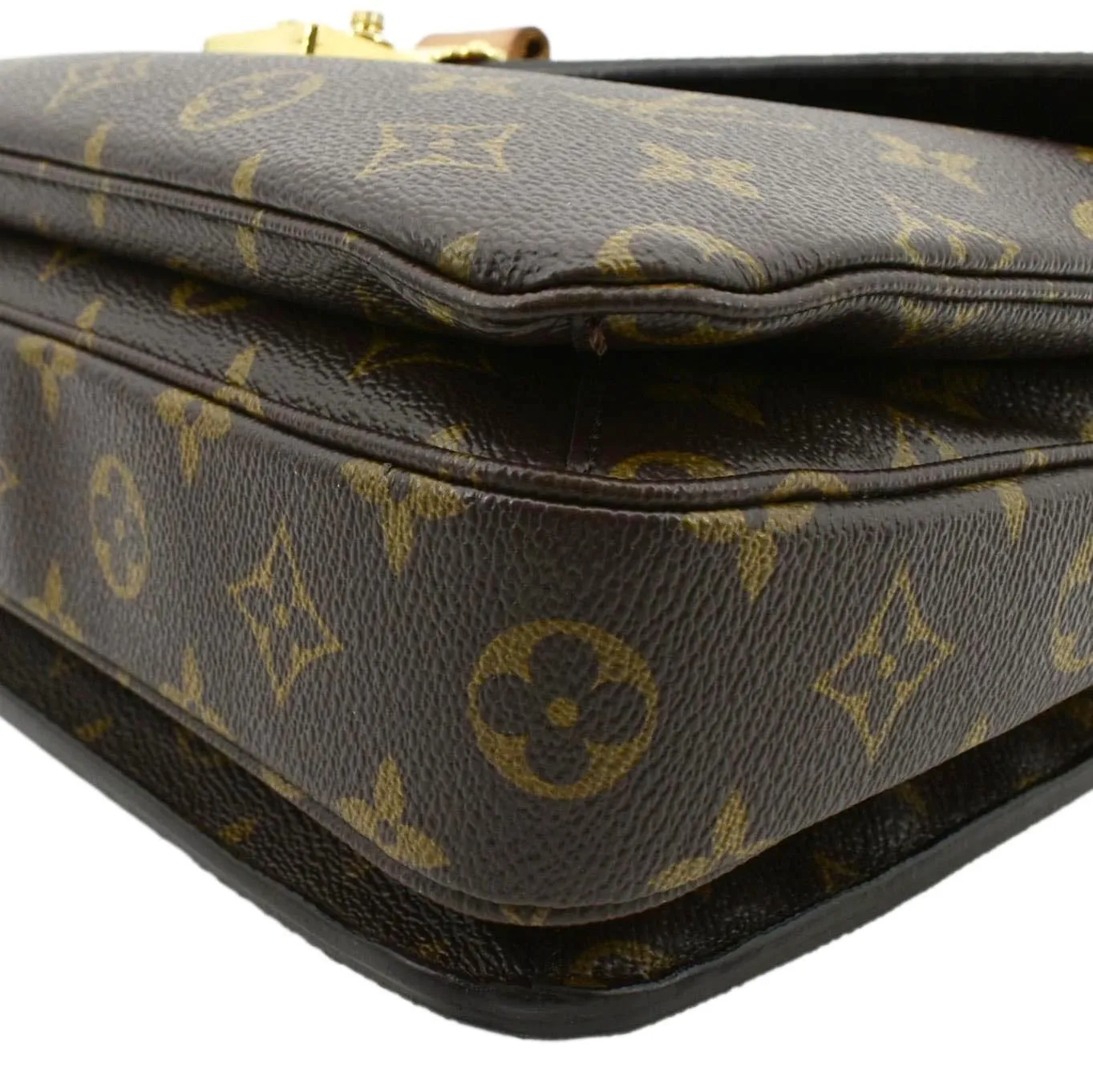 LOUIS VUITTON Metis Pochette Monogram Canvas Crossbody Bag Brown