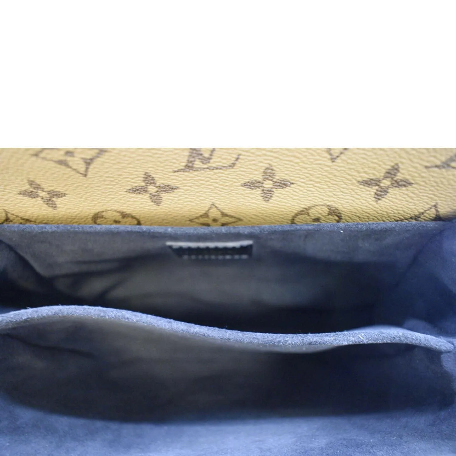 LOUIS VUITTON Metis Pochette Reverse Monogram Canvas Crossbody Bag Brown