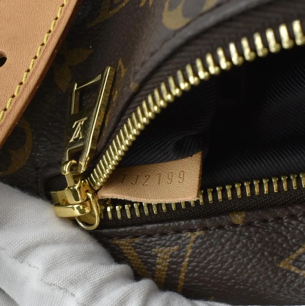 LOUIS VUITTON Monogram Canvas Bumbag Brown