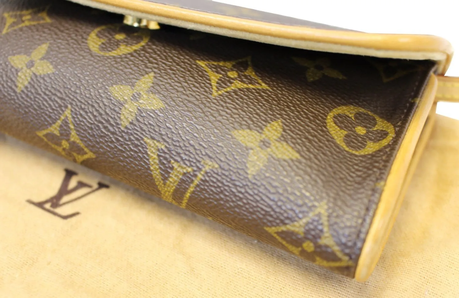 LOUIS VUITTON Monogram Canvas Twin PM Pochette Shoulder Bag