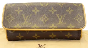 LOUIS VUITTON Monogram Canvas Twin PM Pochette Shoulder Bag