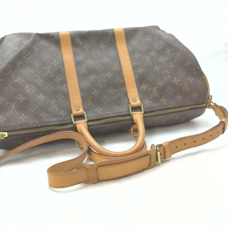 Louis Vuitton Monogram Keepall Bandouliere 50 Duffle Bag with Strap 862342