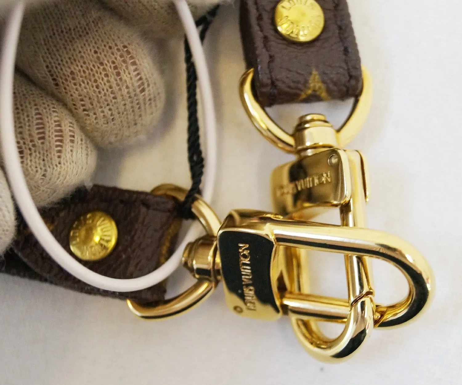 LOUIS VUITTON Monogram Leather Brown Strap Metis and Similar