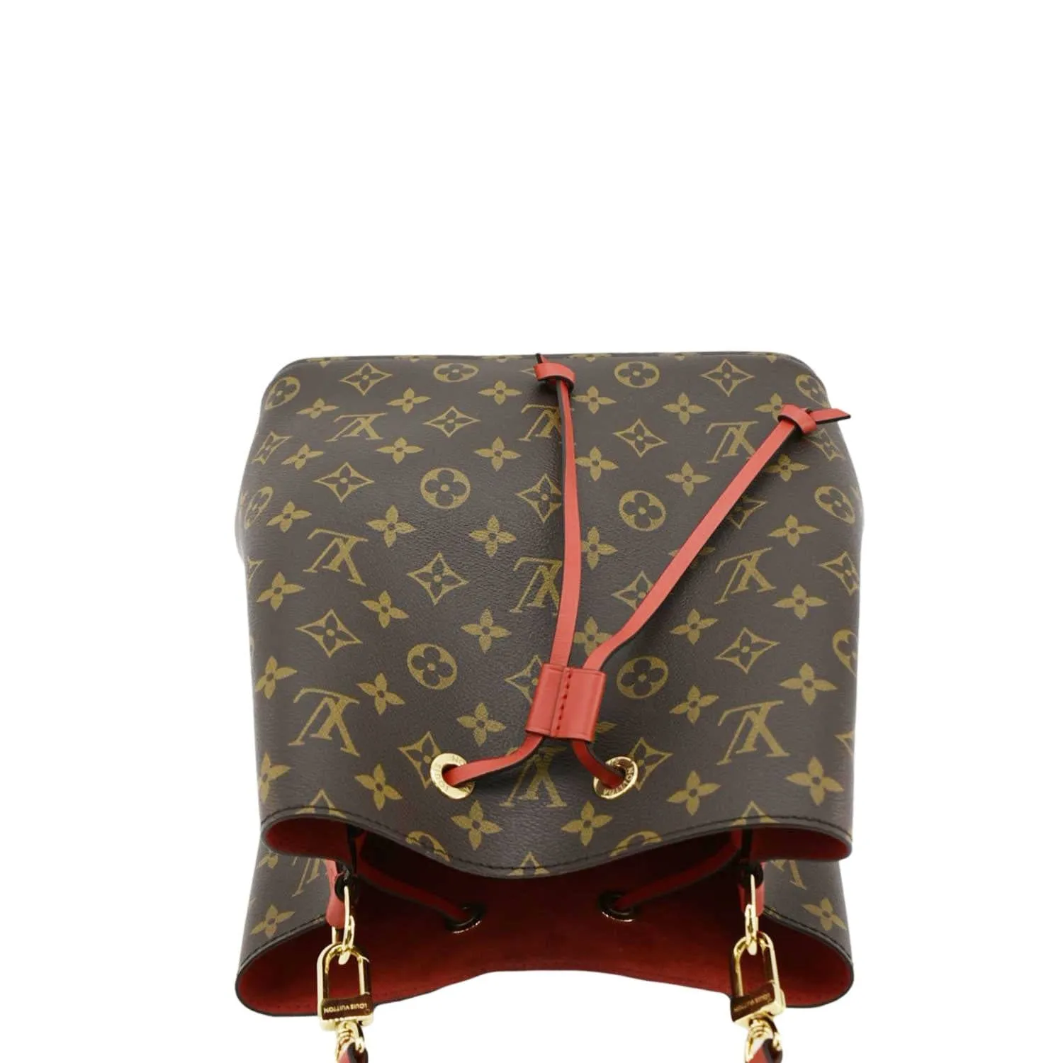 LOUIS VUITTON NeoNoe Monogram Canvas Shoulder Bag Red