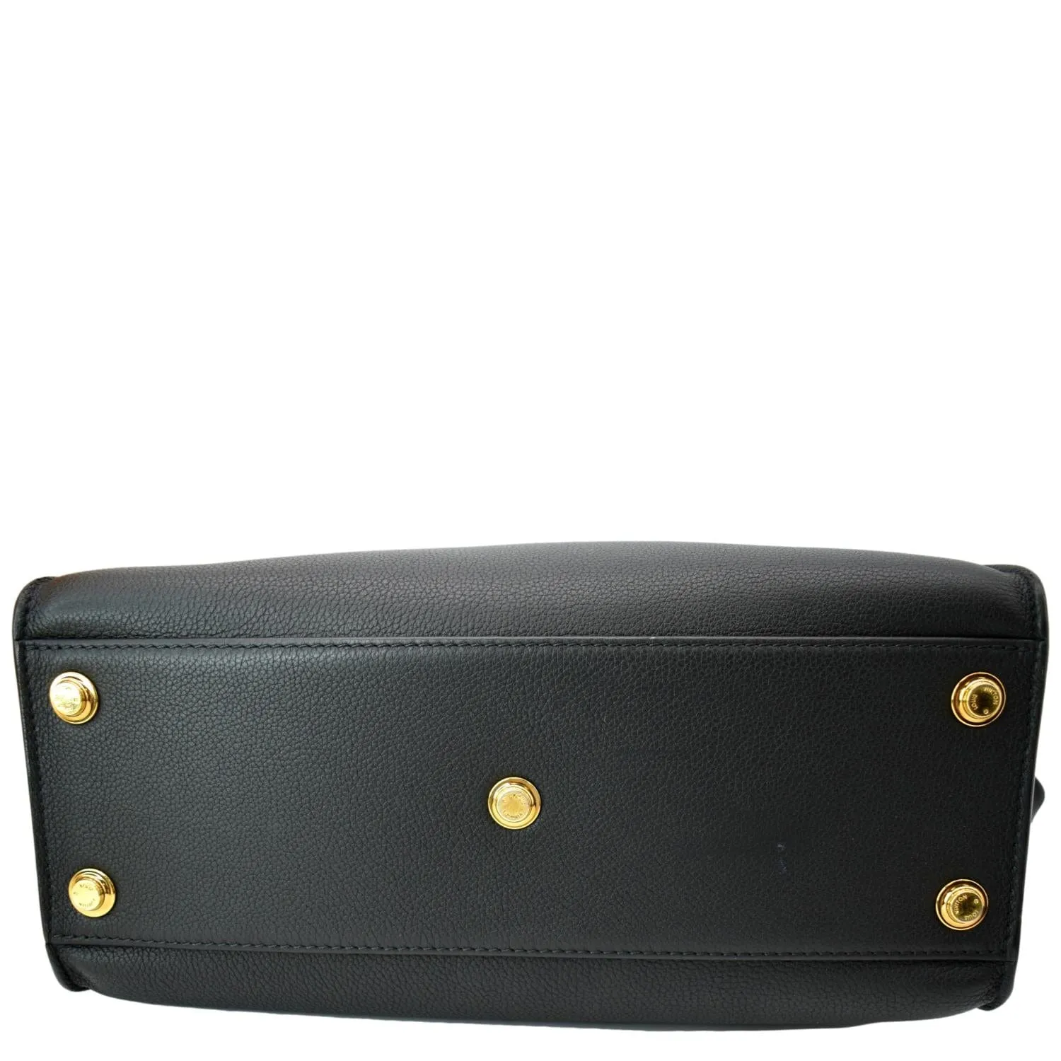 LOUIS VUITTON On My Side MM Calfskin Monogram Shoulder Bag Black