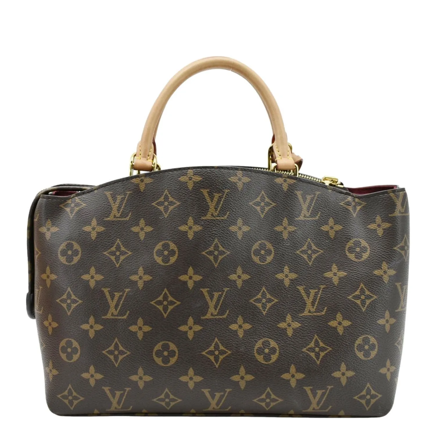 LOUIS VUITTON Petit Palais Monogram Canvas Shoulder Bag Brown