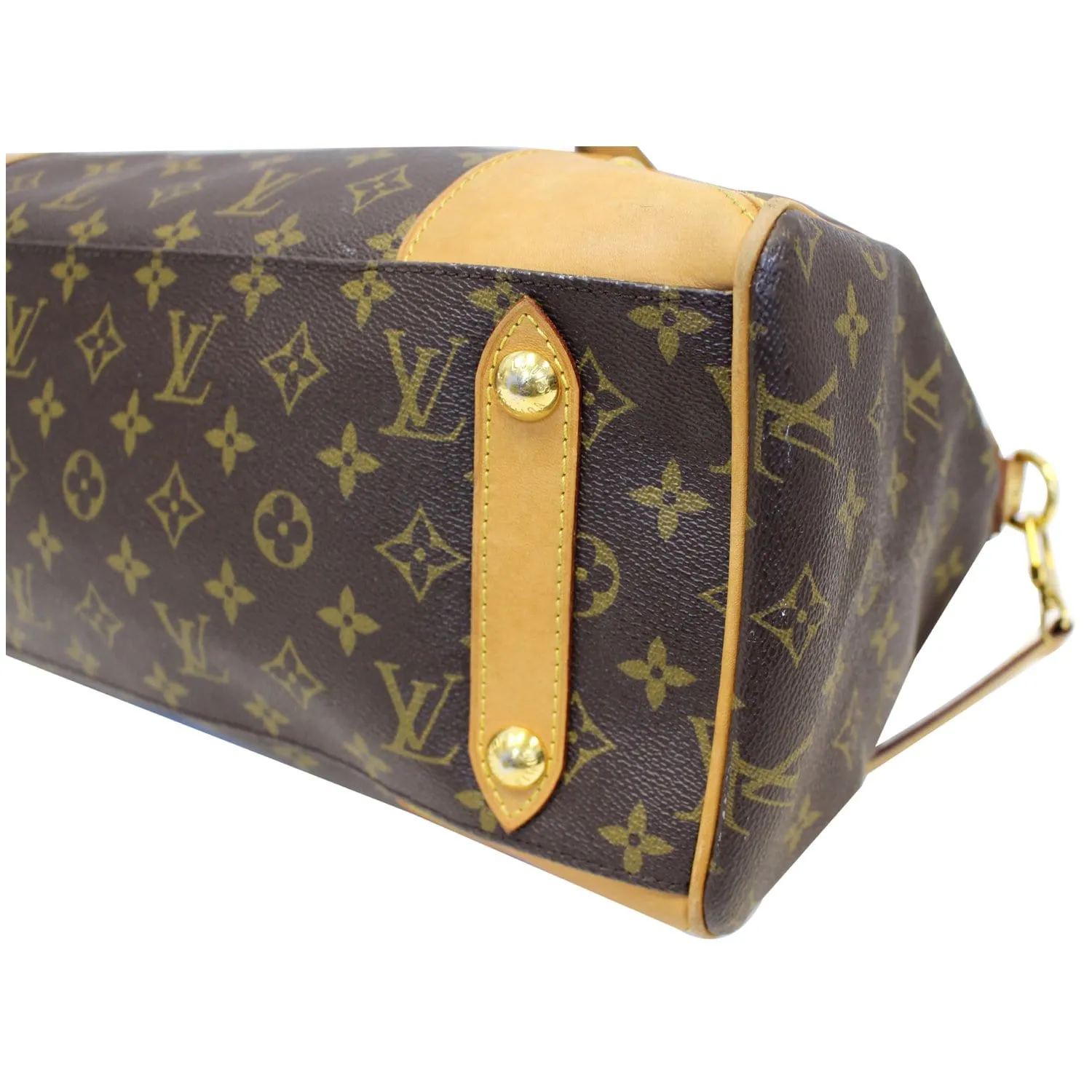 LOUIS VUITTON Retiro GM Monogram Canvas 2 Way Shoulder Bag Brown