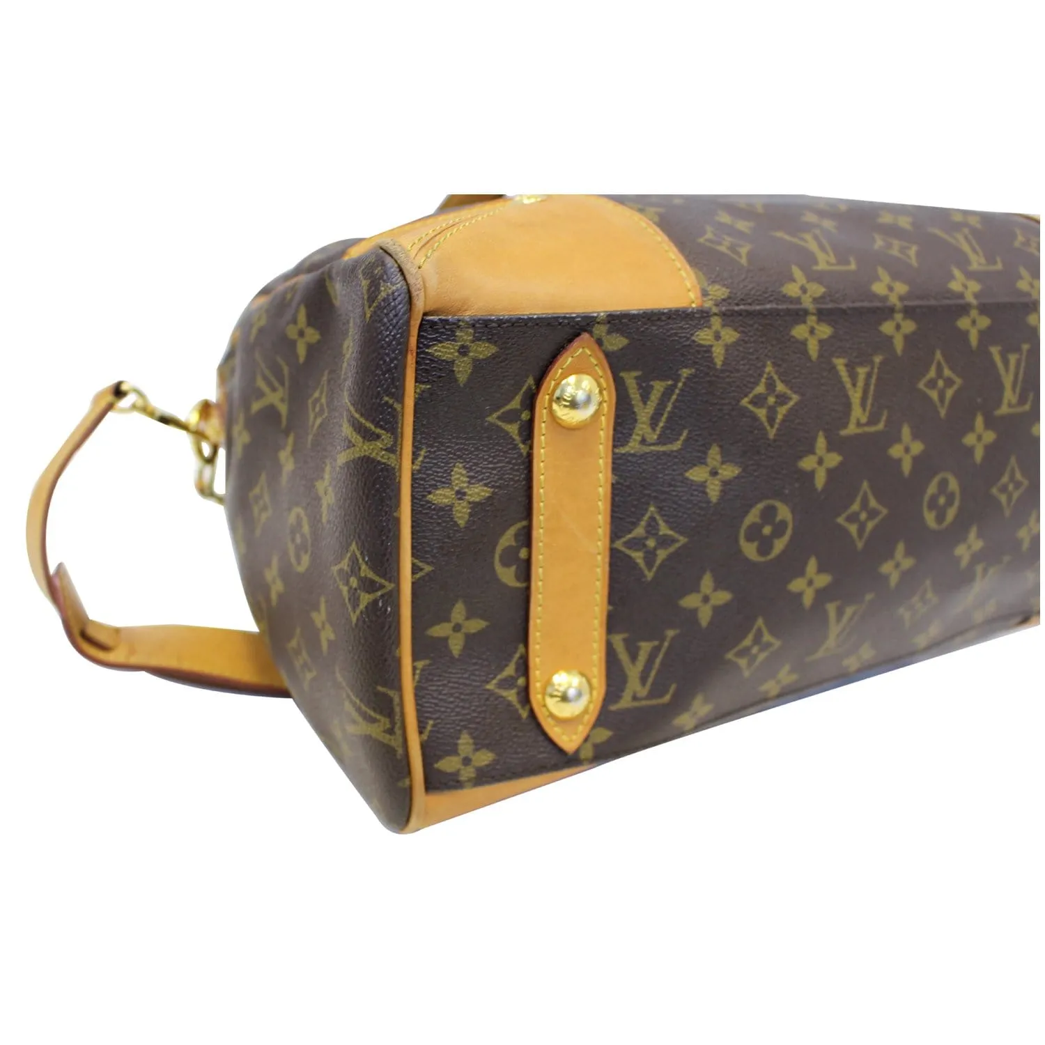 LOUIS VUITTON Retiro GM Monogram Canvas 2 Way Shoulder Bag Brown