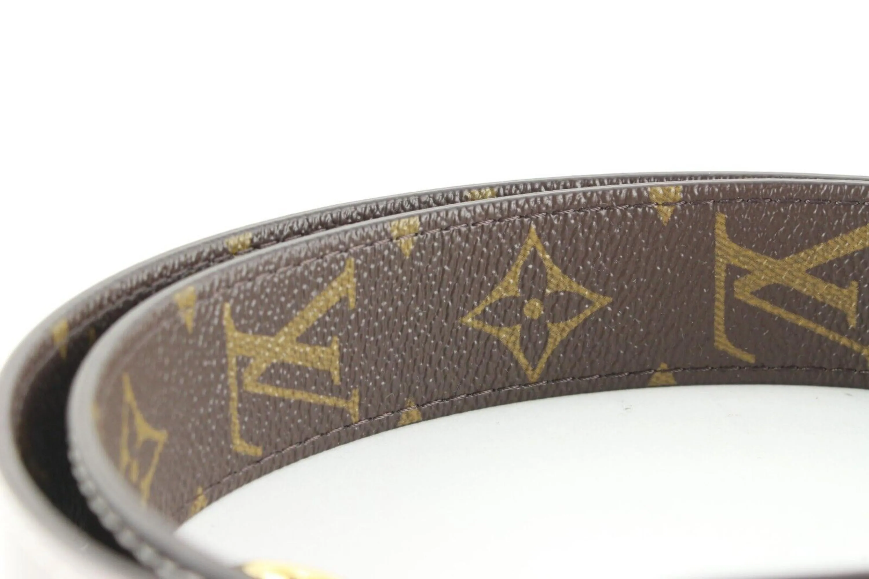 Louis Vuitton Reversible Vernis Monogram Strap Shoulder Bandouliere 1LU0224