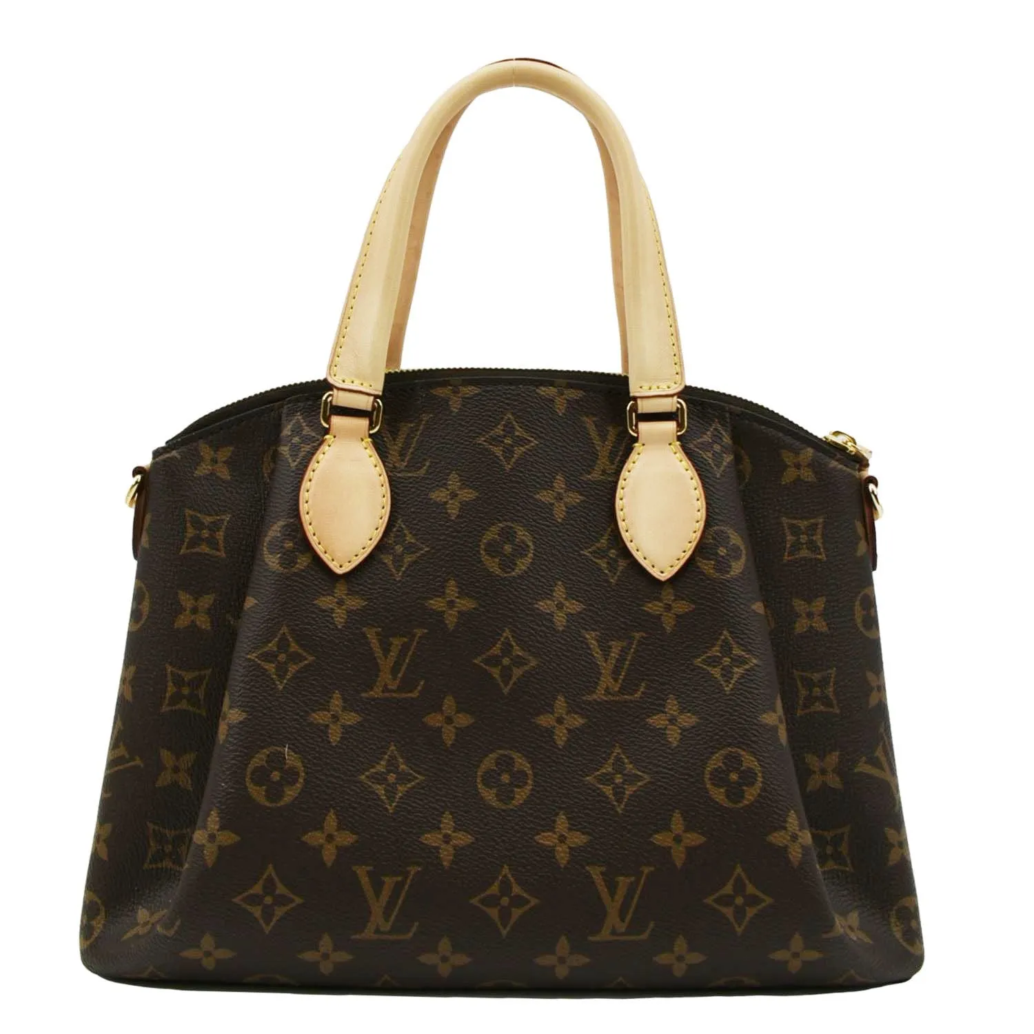 LOUIS VUITTON Rivoli PM Monogram Canvas Shoulder Bag Brown