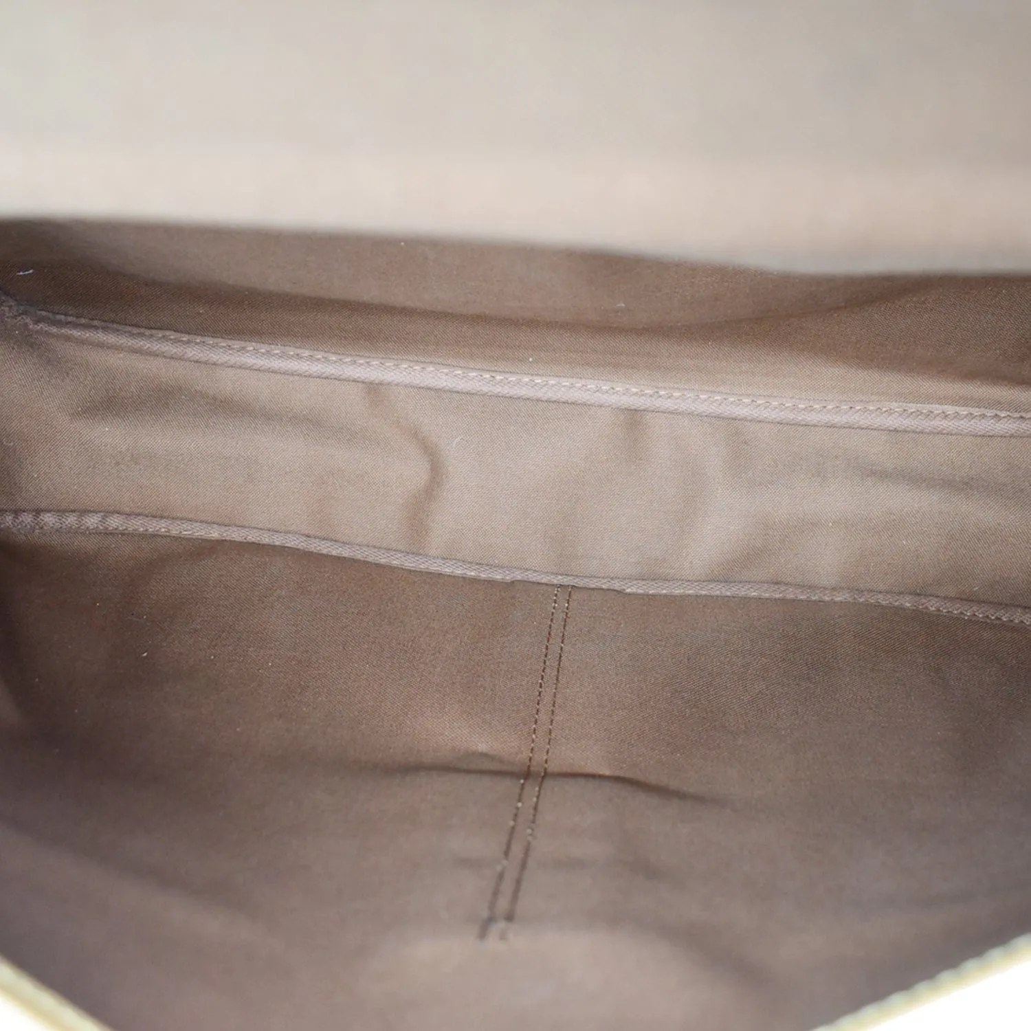 LOUIS VUITTON Sac Chasse Monogram Canvas Hunting Bag Brown