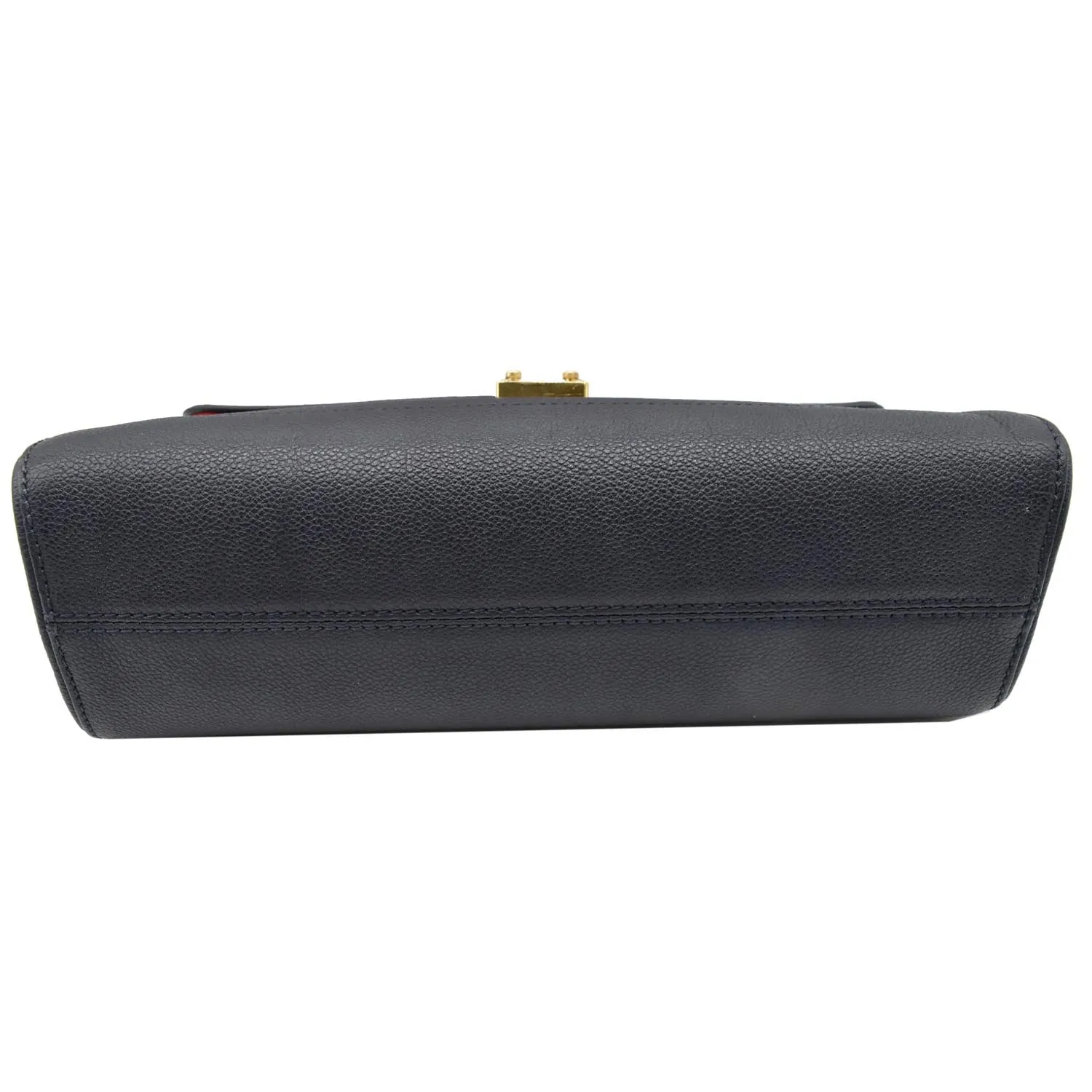 LOUIS VUITTON Saint Germain MM Monogram Empreinte Leather Shoulder Bag Marine Rouge