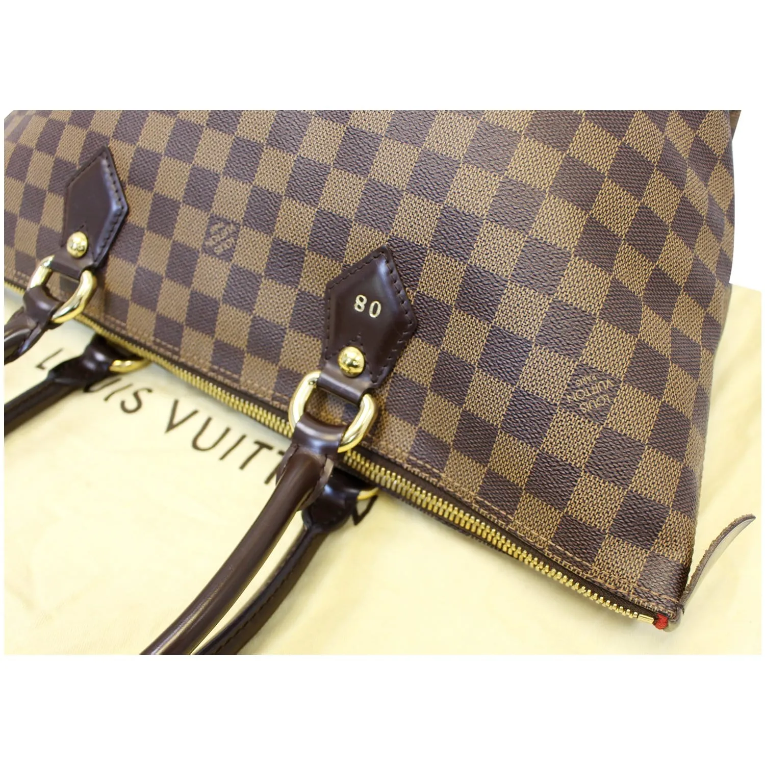 LOUIS VUITTON Saleya MM Damier Ebene Shoulder Bag