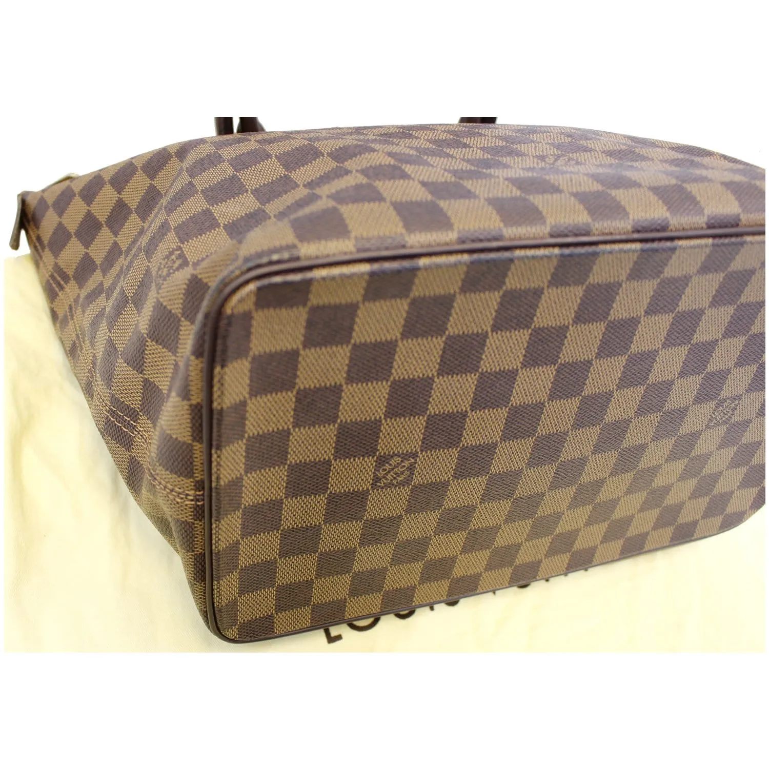 LOUIS VUITTON Saleya MM Damier Ebene Shoulder Bag