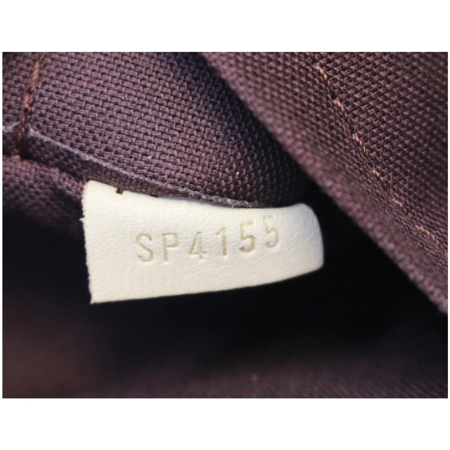 LOUIS VUITTON Segur Monogram Canvas Shoulder Handbag Brown
