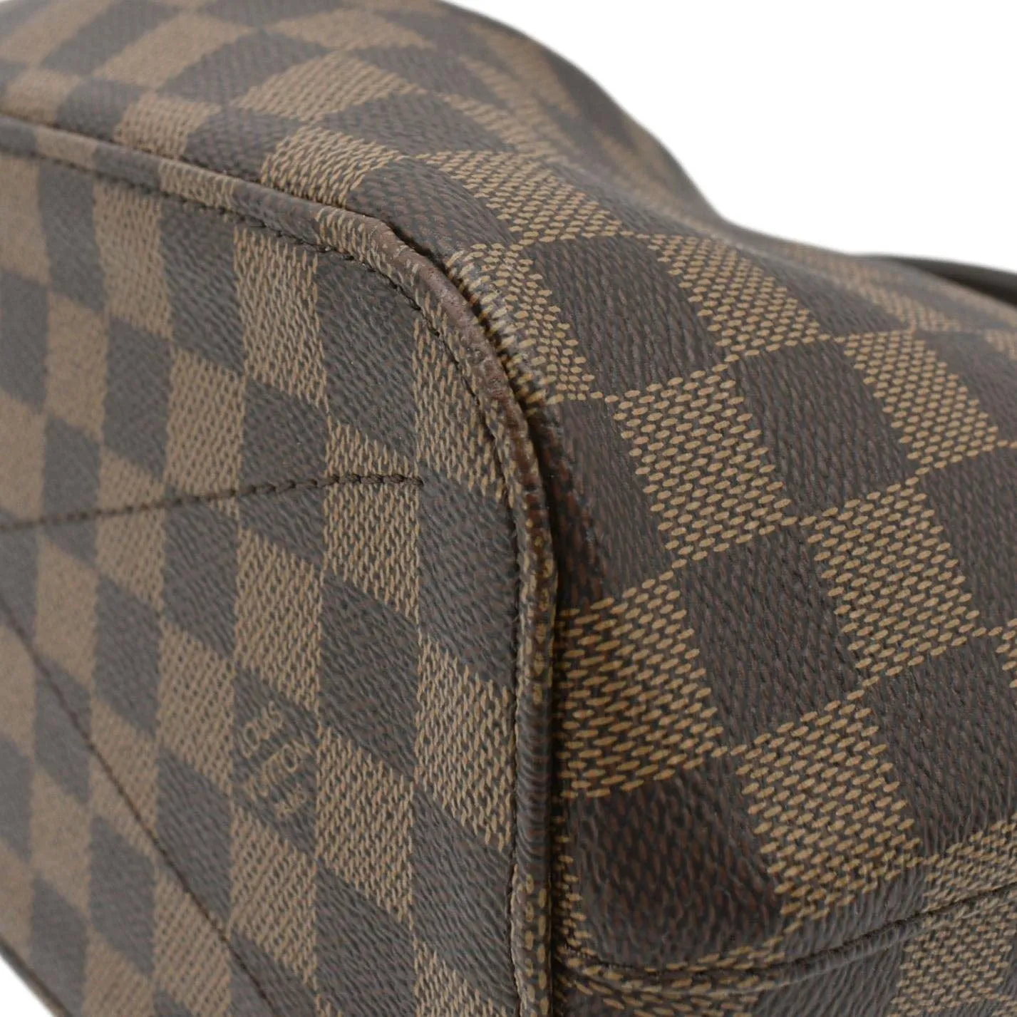 LOUIS VUITTON Siena PM Damier Ebene Shoulder Bag Brown
