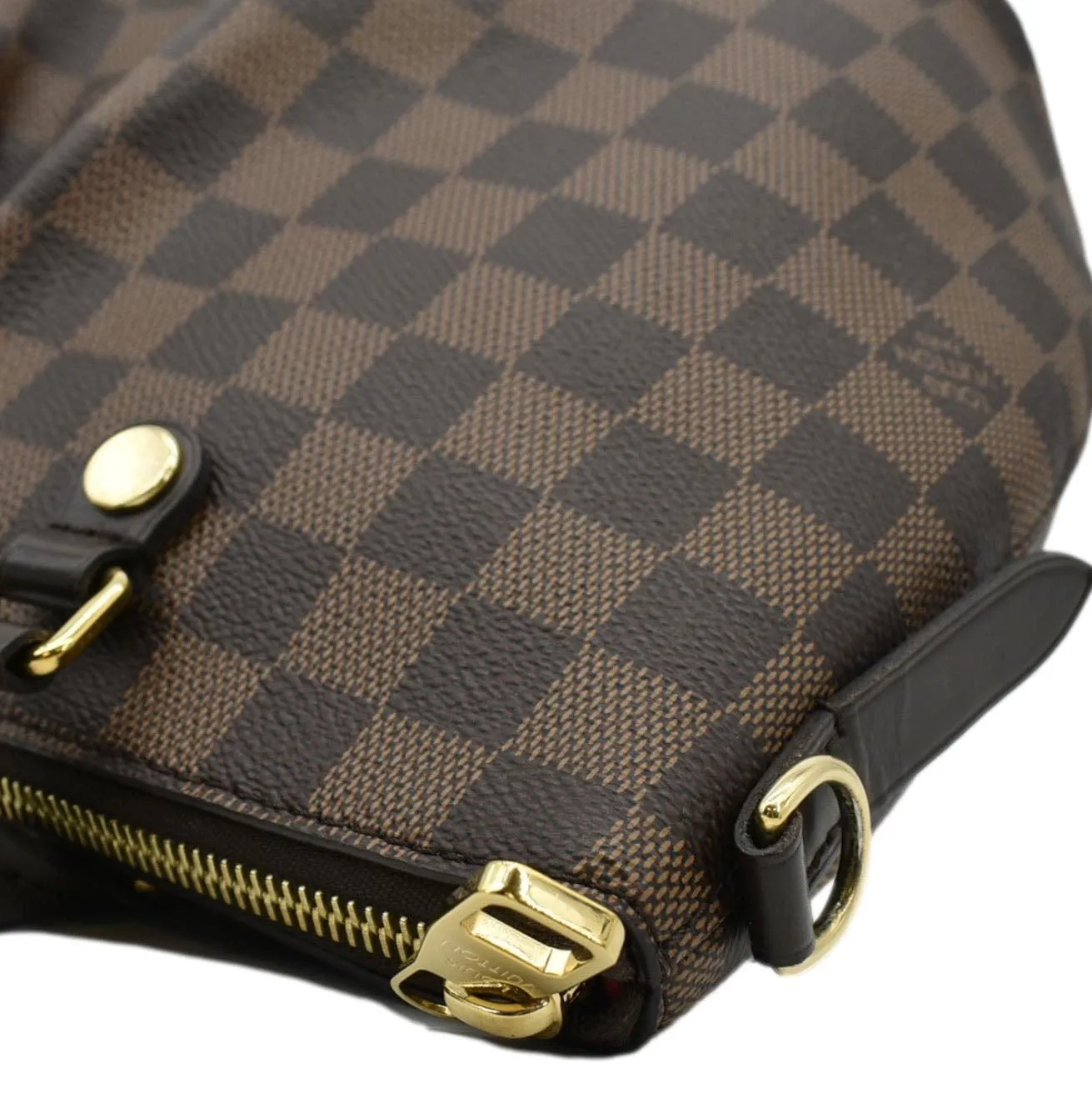 LOUIS VUITTON Siena PM Damier Ebene Shoulder Bag Brown