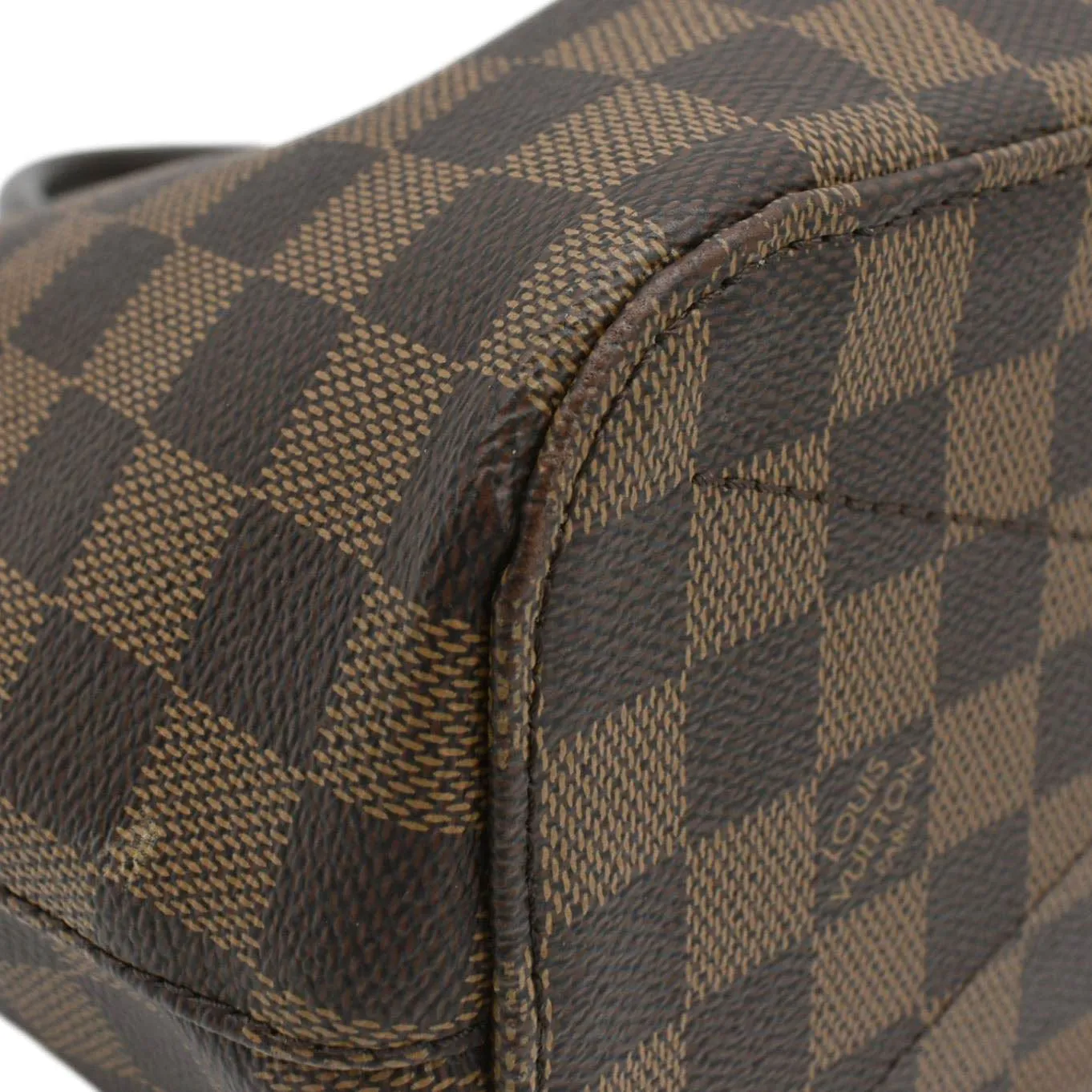 LOUIS VUITTON Siena PM Damier Ebene Shoulder Bag Brown